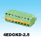 插拔式接線(xiàn)端子4EDGKD-2.5