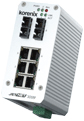 芯惠通 JetNet 3008f 8口小巧型百兆工業(yè)以太網(wǎng)光纖交換機(jī)