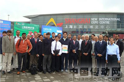 圖4：來自印度的海外買家參觀團(tuán)。