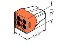 萬可（WAGO）建筑布線、照明連接器774－104