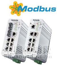科洛理思- JetNet 4508 V2系列工業(yè)以太網(wǎng)交換機(jī)支持Modbus TCP/IP工業(yè)通訊協(xié)議，能確保工廠自動(dòng)化系統(tǒng)靈活穩(wěn)定的運(yùn)行