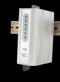 卓越信通 TSC MC210卡軌式工業(yè)級光電收發(fā)器