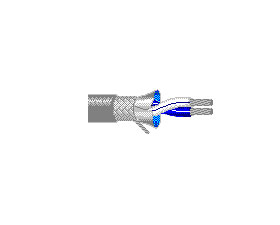 Modbus總線電纜（2x24AWG）雙層屏蔽電纜YM29560型