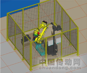 FANUCBinPicking展示系統(tǒng)示意圖